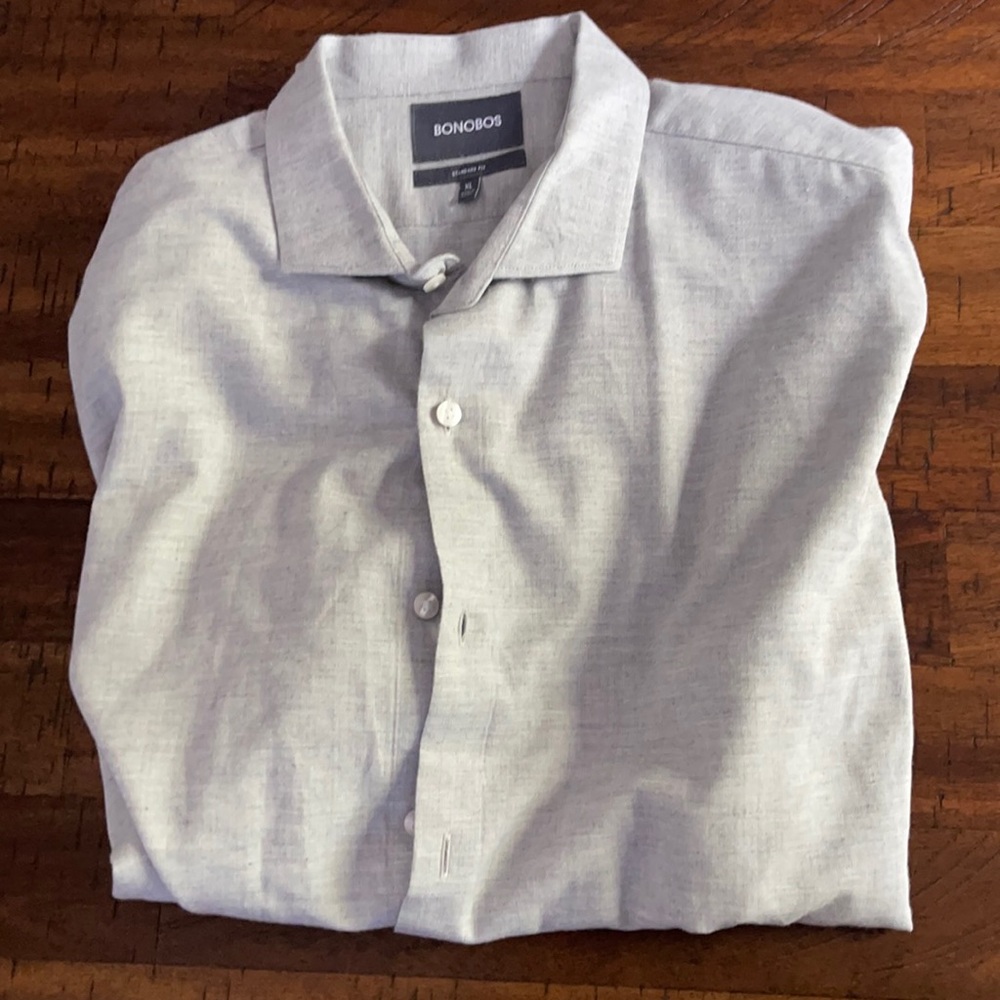 Bonobos Light Gray Button Down - image 1